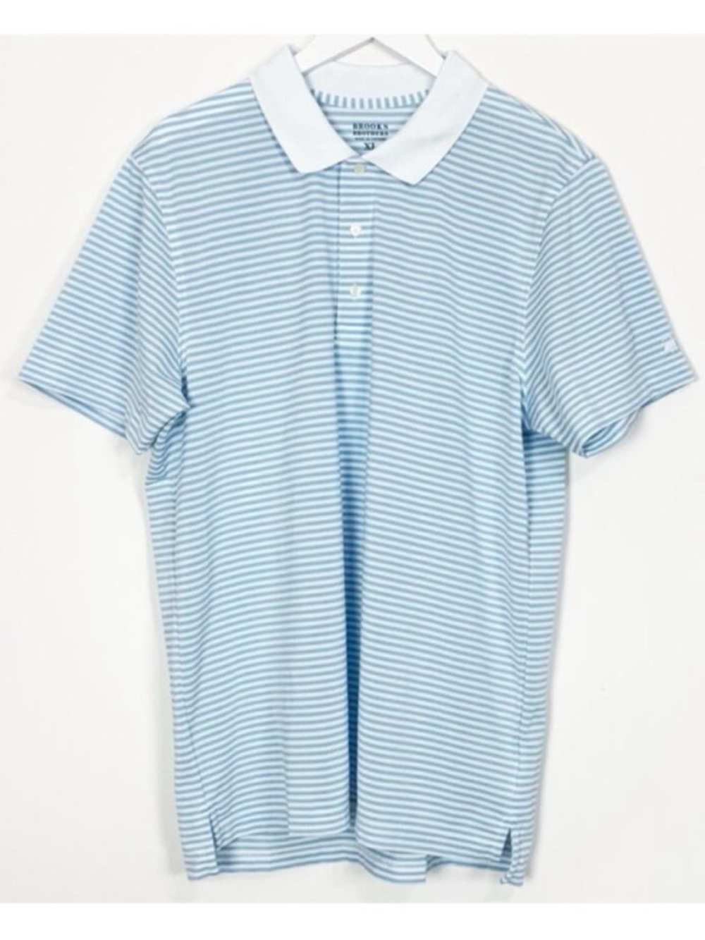 Brooks Brothers Feeder Stripe Performance Polo Shirt